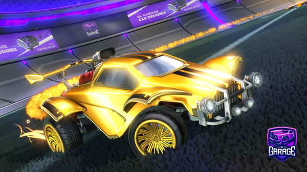 A Rocket League car design from RLTrades218