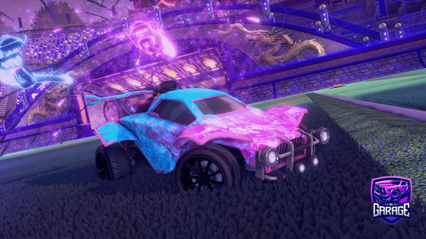 A Rocket League car design from 108