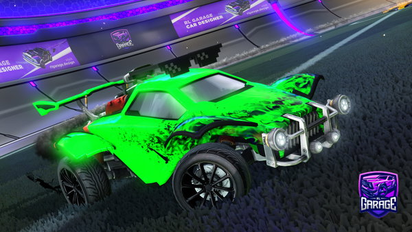 A Rocket League car design from Dexinot