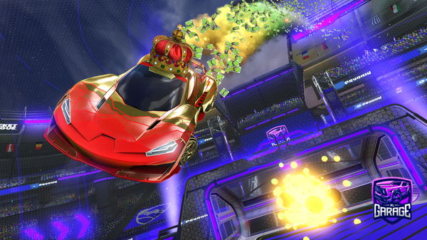 A Rocket League car design from Illeztkilla