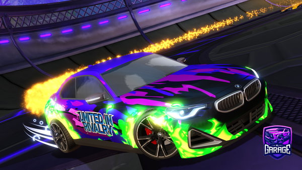 A Rocket League car design from WantedTWoctane