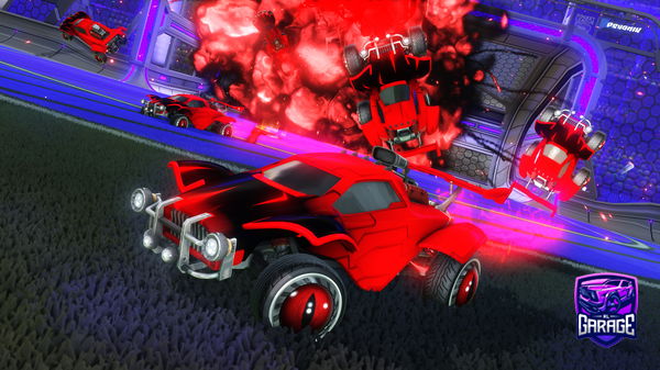 A Rocket League car design from JameoShez