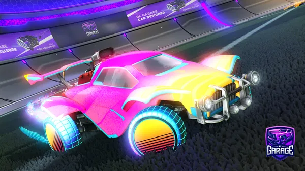 A Rocket League car design from floopdafinn