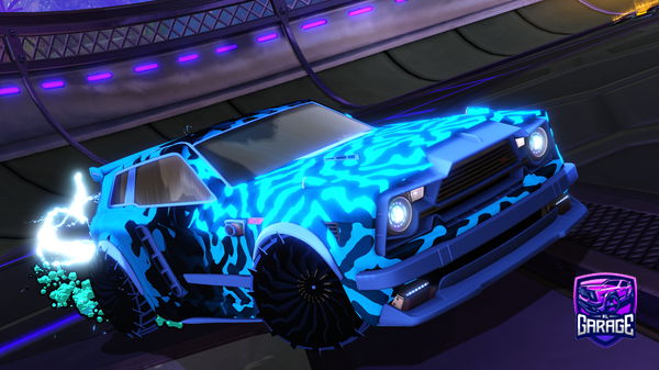 A Rocket League car design from OverdriveRL