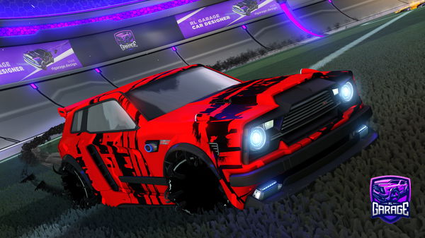 A Rocket League car design from AvtoVAZ