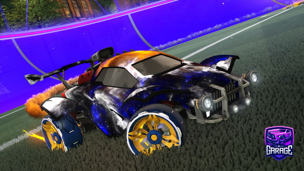 A Rocket League car design from imcursesonic