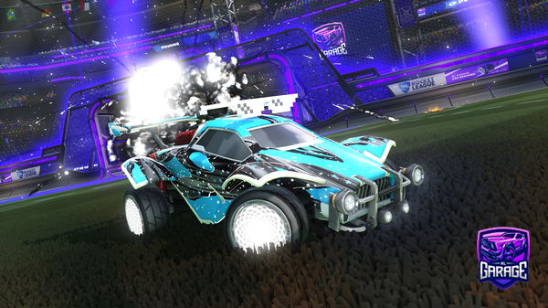 A Rocket League car design from das-mackan