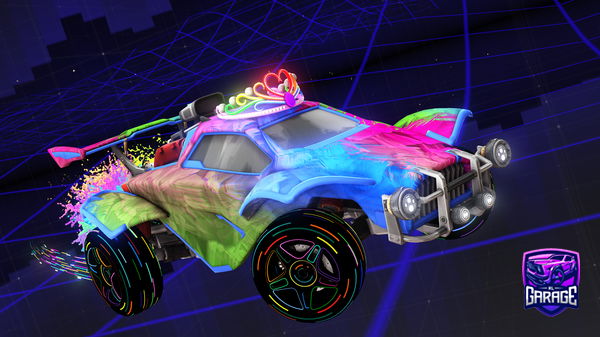 A Rocket League car design from YtTimberedElf132