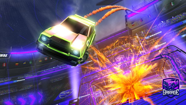 A Rocket League car design from Kubex