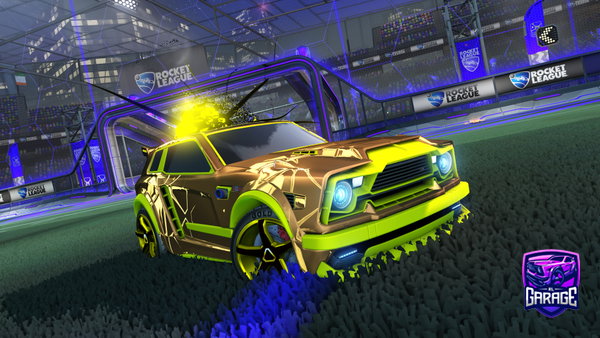 A Rocket League car design from trixy_yt