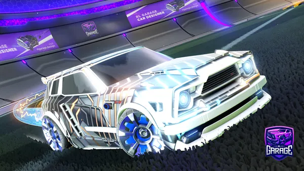 A Rocket League car design from Sp3nc3r9456