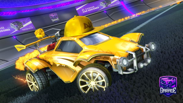 A Rocket League car design from lo-figi-rl