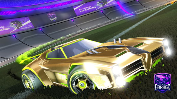 A Rocket League car design from CurtyRagsdude