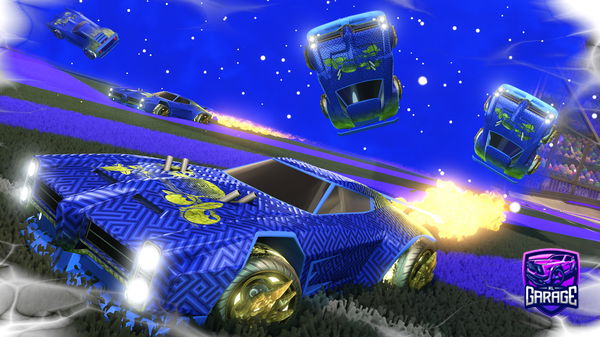 A Rocket League car design from frogurtzz