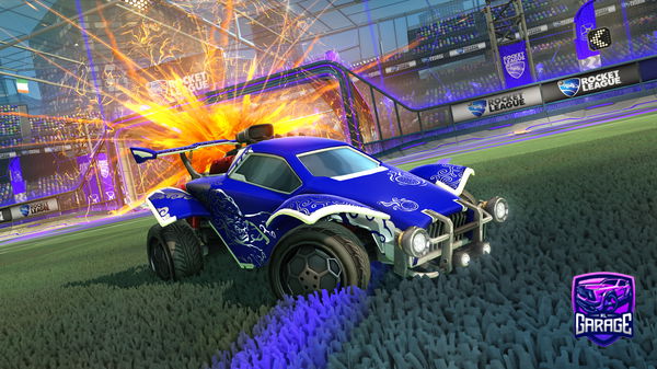 A Rocket League car design from R3yyyy