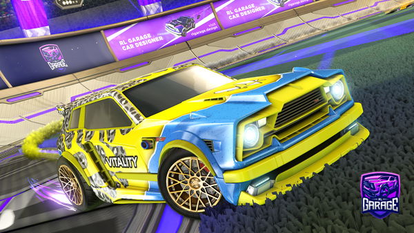 A Rocket League car design from Lukevsav