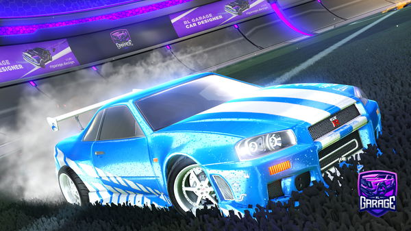 A Rocket League car design from itslit123