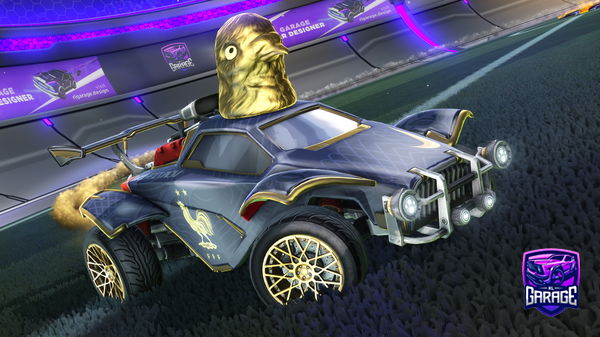 A Rocket League car design from thisismiek