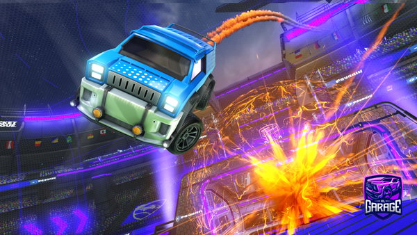 A Rocket League car design from Vxrst2Bald