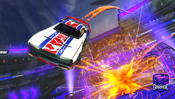 A Rocket League car design from Powercutt