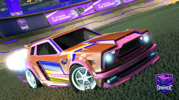 A Rocket League car design from Geo_Mad_TV
