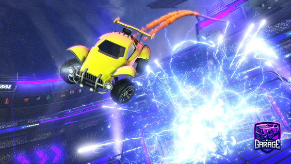A Rocket League car design from Rhyotoxy