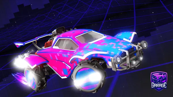 A Rocket League car design from stova