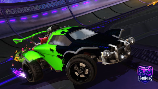 A Rocket League car design from Croument