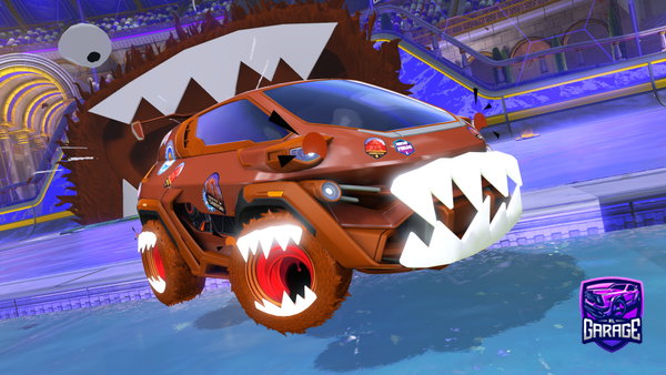 A Rocket League car design from Wheezy__
