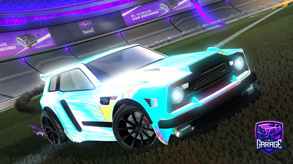 A Rocket League car design from BOBALOBAYOUS