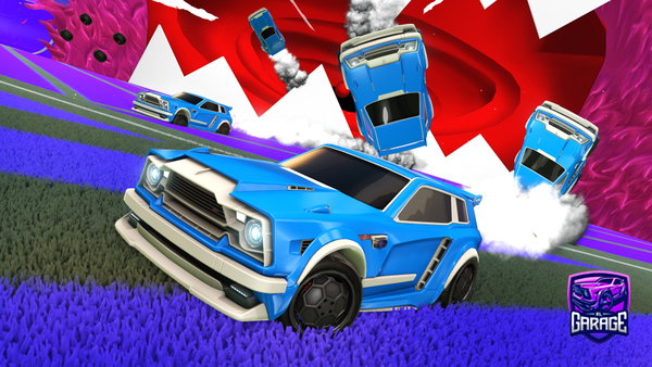 A Rocket League car design from Shidare
