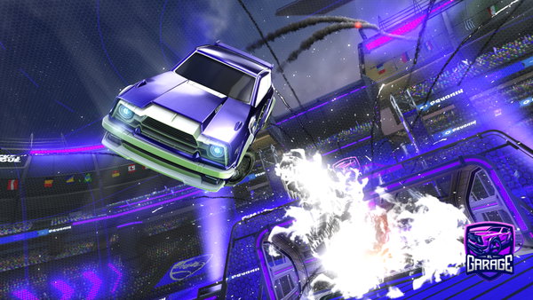 A Rocket League car design from mootjuuuhhh