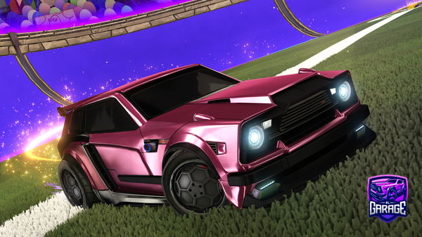 A Rocket League car design from Cat_232477