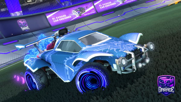 A Rocket League car design from BblazeE