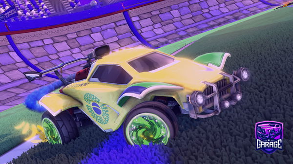 A Rocket League car design from Thomson1x