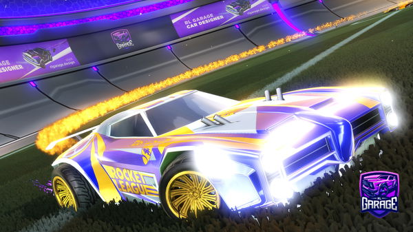 A Rocket League car design from Gyftakios