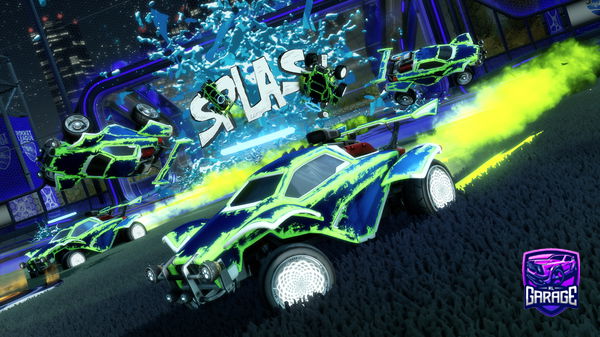 A Rocket League car design from Wiw7325