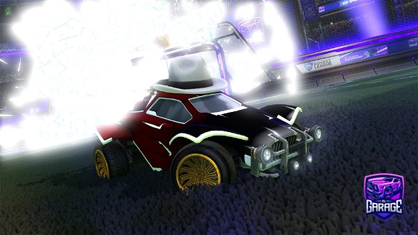 A Rocket League car design from MistyOnSwitch
