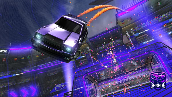 A Rocket League car design from hbkjareth