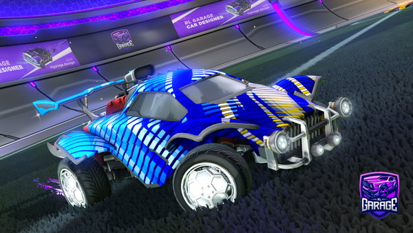 A Rocket League car design from HakiOnCtrl