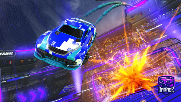 A Rocket League car design from Sockbocks