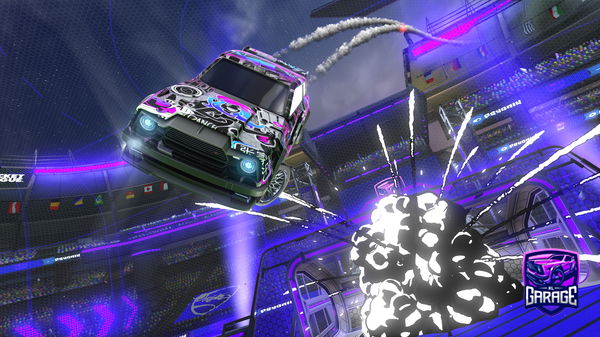 A Rocket League car design from brucedarkspoon