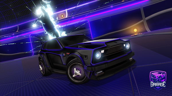 A Rocket League car design from Cocavidania