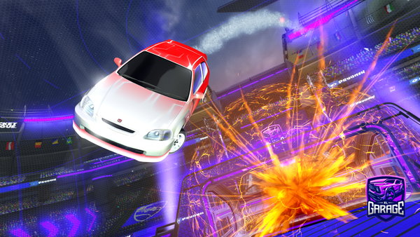 A Rocket League car design from Gaming_MEMER255