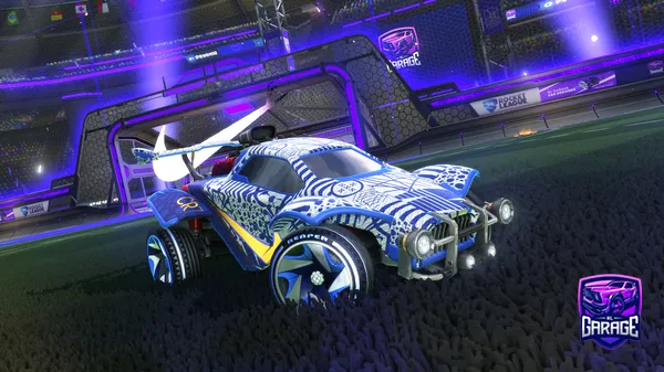 A Rocket League car design from Mintyyyyy7