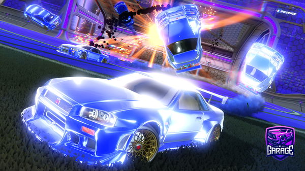 A Rocket League car design from R4F4B01