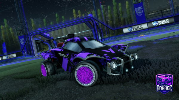 A Rocket League car design from Achilles_on_gfuel