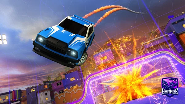 A Rocket League car design from ishxro