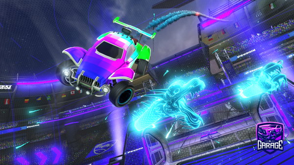 A Rocket League car design from suvz320