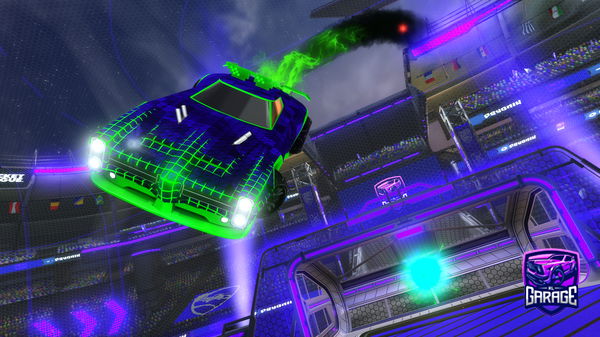 A Rocket League car design from rannnnfasrrrw